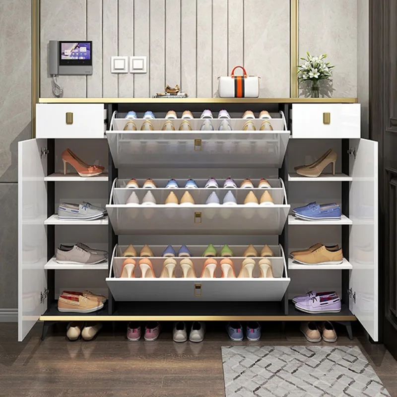 Shoe Rack Cabinet Narrow Entryway - Ultra İnce Dar Ayakkabı Dolapları Çok