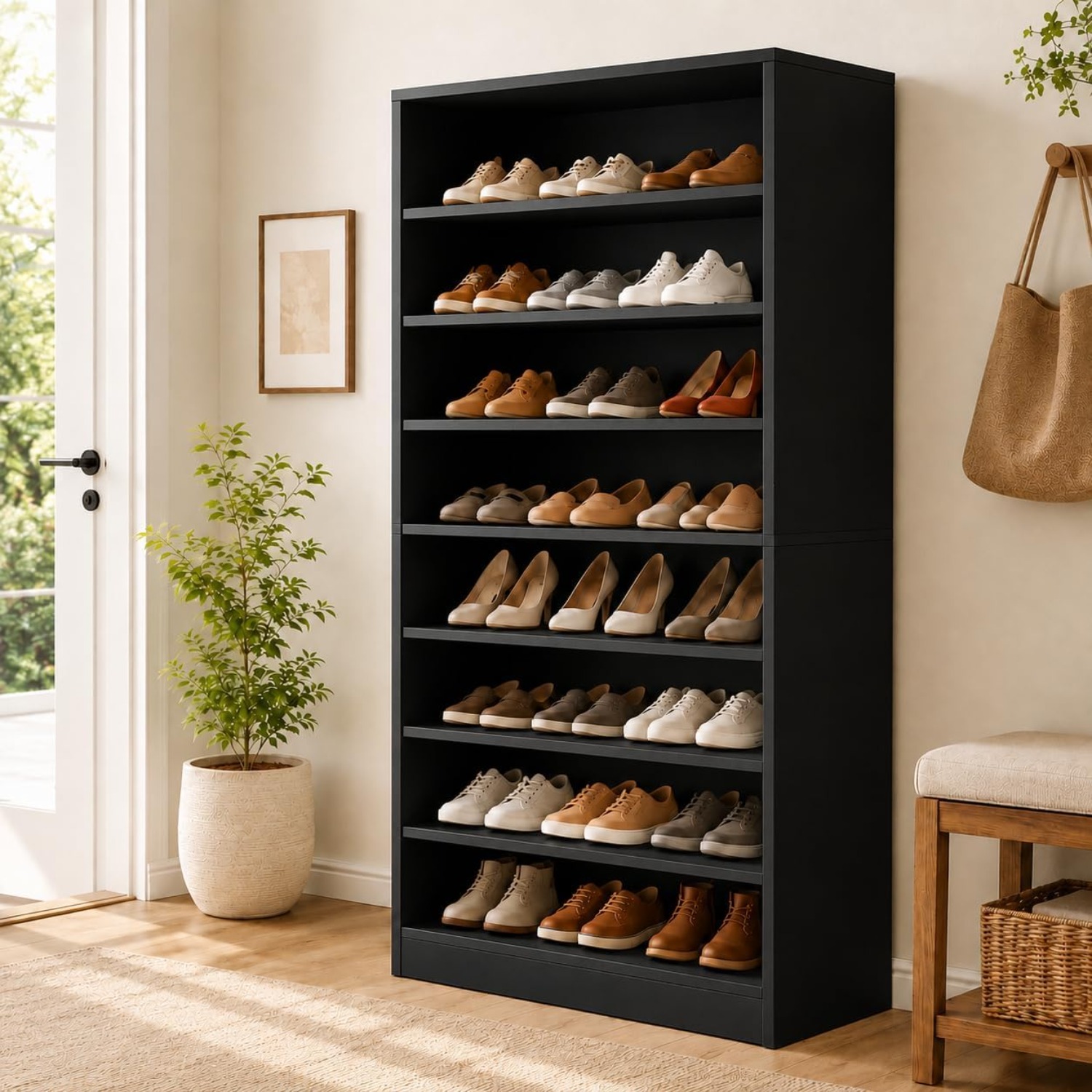 Shoe Rack Cabinet Narrow Entryway - Dolap ve Giriş Yolu için 9