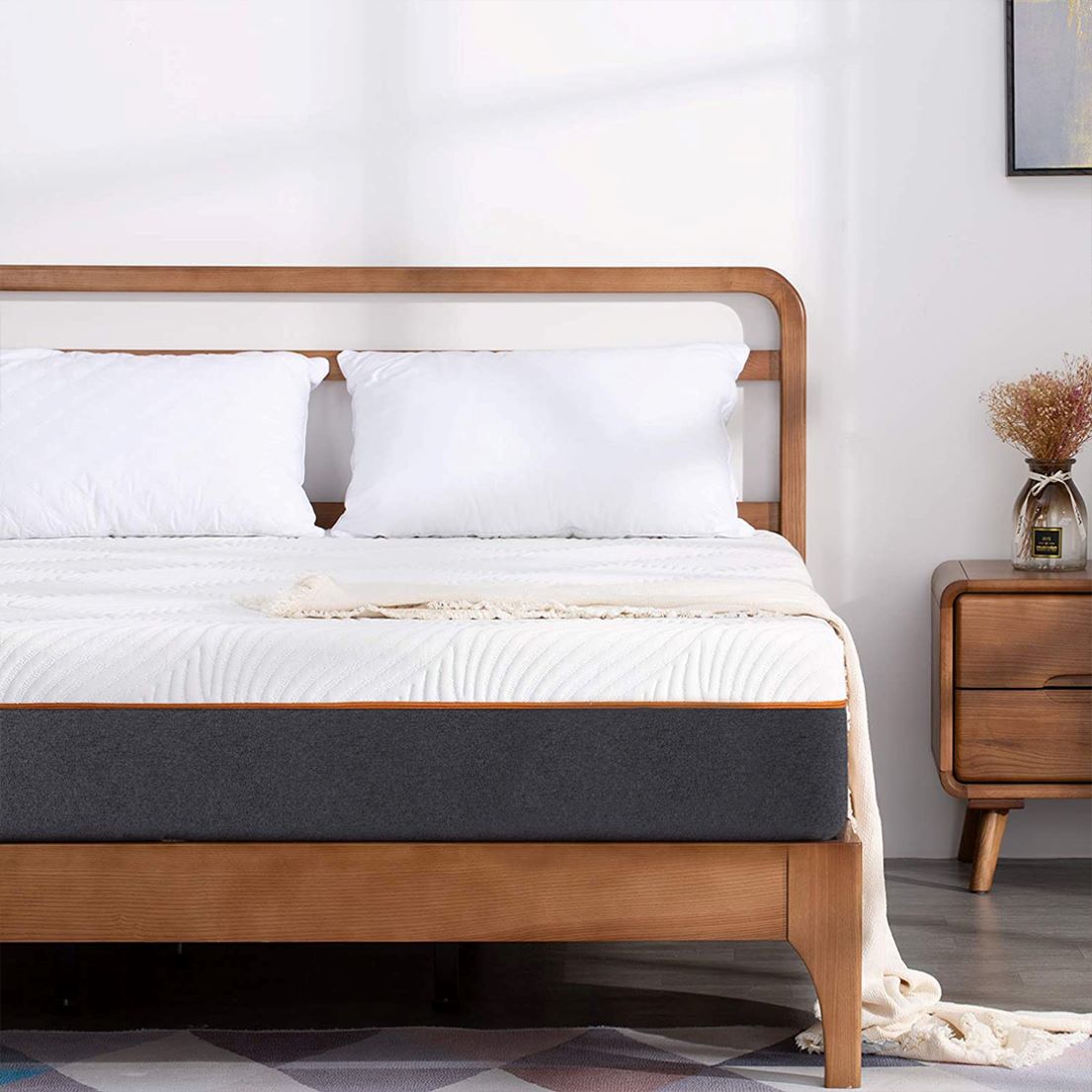 Memory Foam Mattress In A Box Queen - Ucuz Üretim Otel Kral Kraliçe Çift