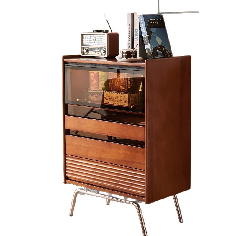 Storage - Masif ahşap sandık, İskandinav tarzı, retro