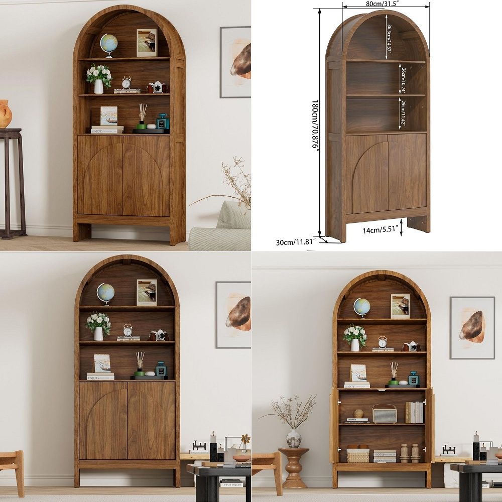 Storage - Century Kemerli Kapaklı Vitrin, 5 Katlı