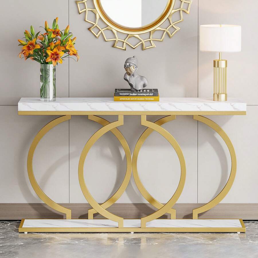 Tables - Giriş Holü İçin İnç Modern Altın