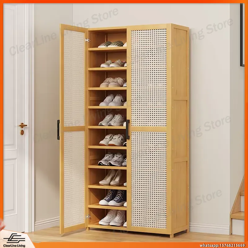 Shoe Rack Cabinet Narrow Entryway - Evde Kullanım İçin Modern Çok Katlı