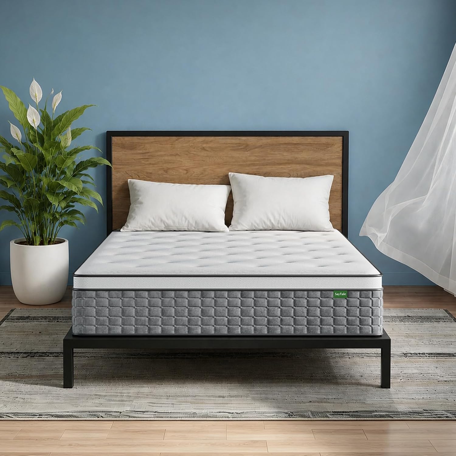 Memory Foam Mattress In A Box Queen - Queen Boy Yatak, 12 İnç Kalınlığında,
