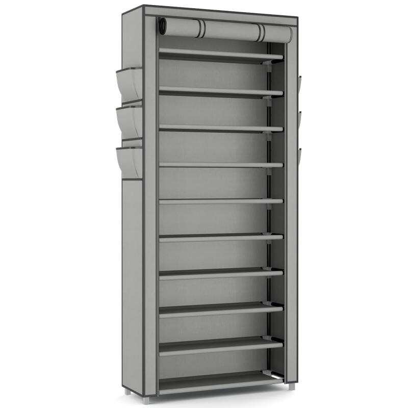 Shoe Rack Cabinet Narrow Entryway - Dikey Dar Ayakkabılık Düzenleyici, Dolap Girişi