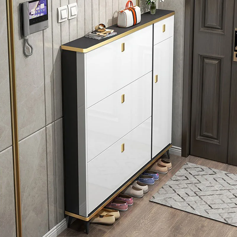 Ultra İnce Dar Ayakkabı Dolapl - Shoe Rack Cabinet Narrow Entryway incelemesi ve fiyatı