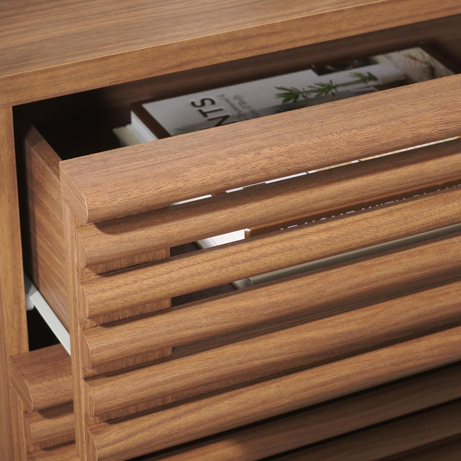 Averi Koyu Ceviz Rengi, 2 Çekm - Solid Wood Nightstand 2 Drawers incelemesi ve fiyatı