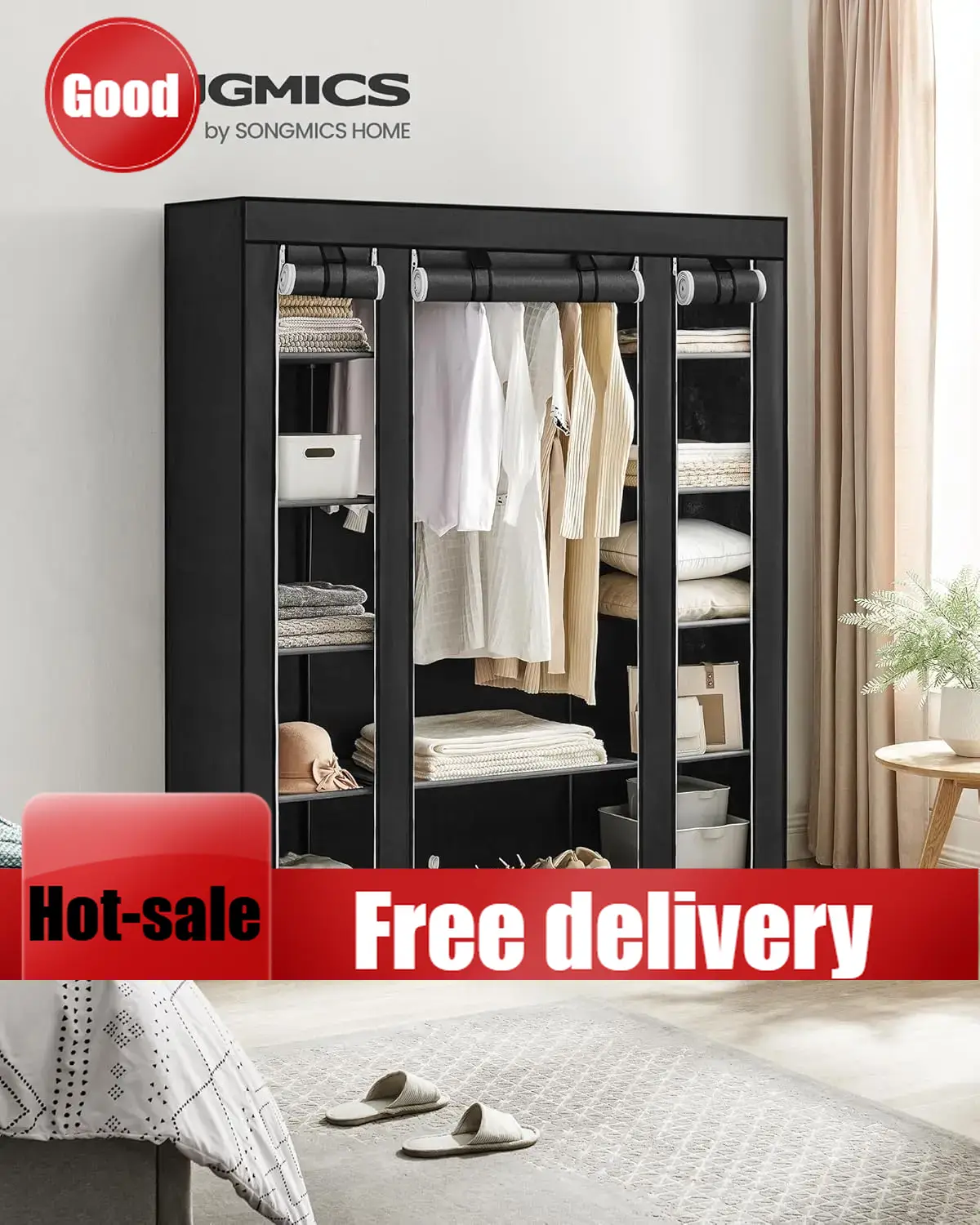 Cheng-Closet Gardırop, Yatak O - Wardrobe Closet Portable Fabric Cover incelemesi ve fiyatı