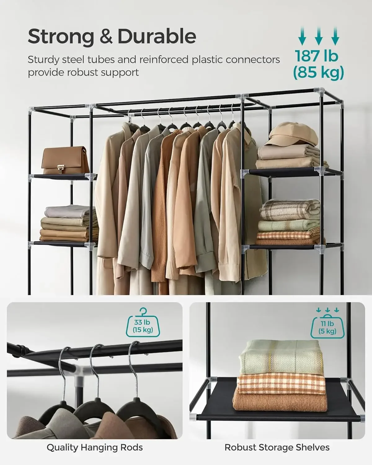 Cheng-Closet Gardırop, Yatak O - Wardrobe Closet Portable Fabric Cover incelemesi ve fiyatı