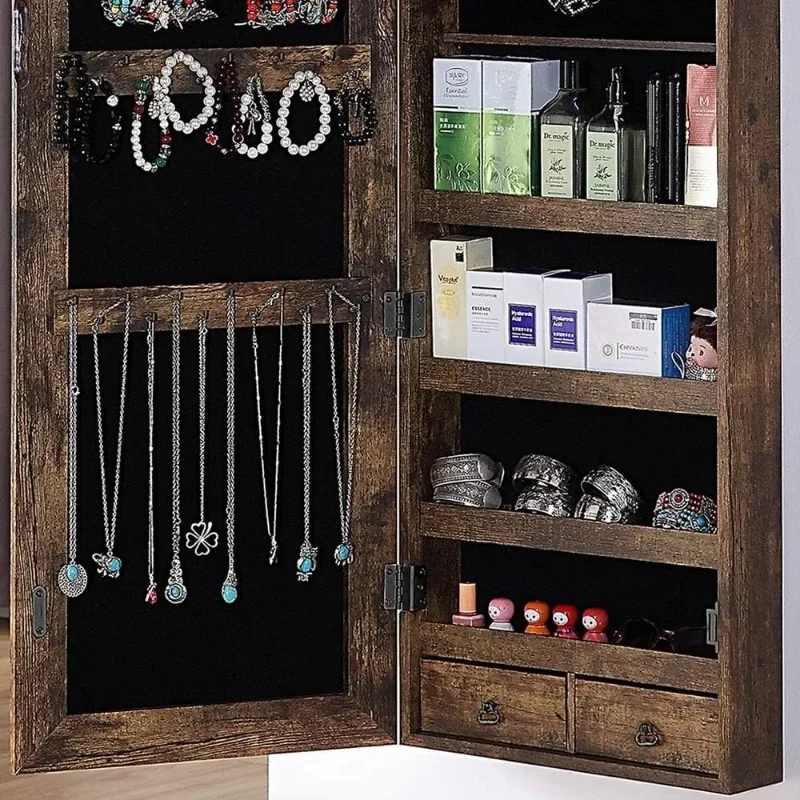 Tam Boy Aynalı Mücevher Dolabı - Full Length Mirror Jewelry Armoire incelemesi ve fiyatı