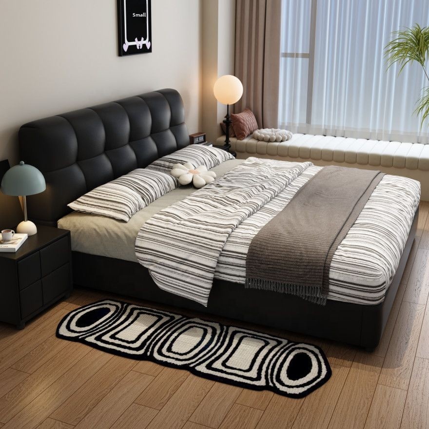 # Siyah Kapitone Deri Depolama - King Size Bed Frame With Storage Drawers incelemesi ve fiyatı
