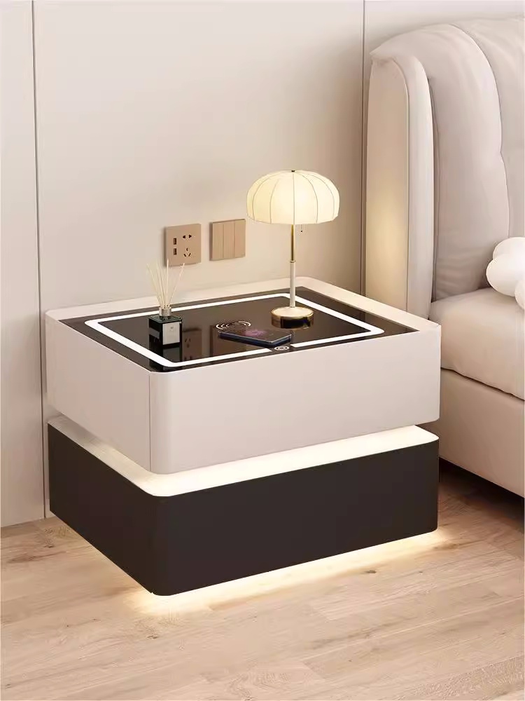 Masif Ahşap Akıllı Komidin Mod - Solid Wood Nightstand 2 Drawers incelemesi ve fiyatı