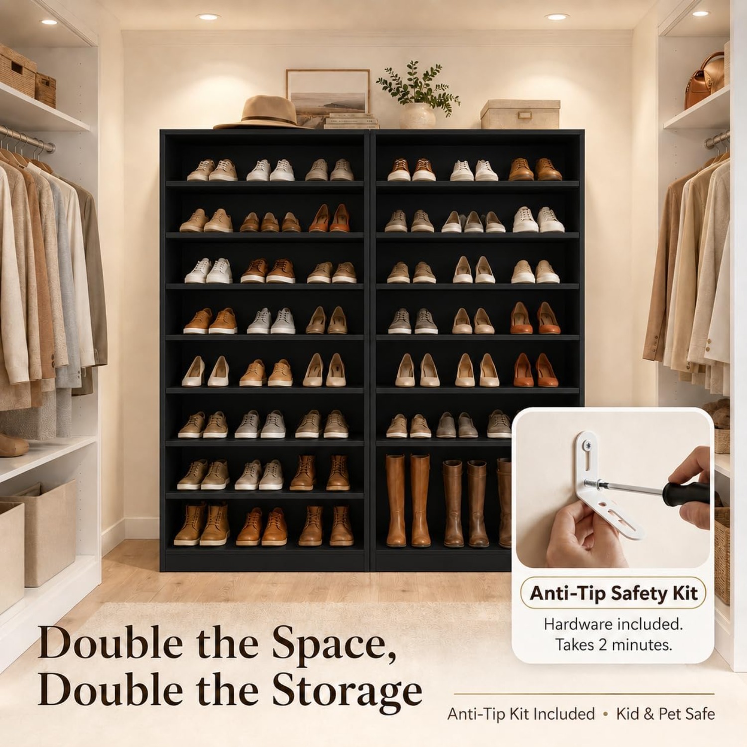 Dolap ve Giriş Yolu için 9 Kat - Shoe Rack Cabinet Narrow Entryway incelemesi ve fiyatı