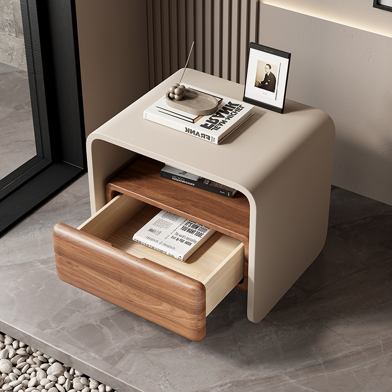 Lüks Masif Ahşap Döner Komodin - Solid Wood Nightstand 2 Drawers incelemesi ve fiyatı