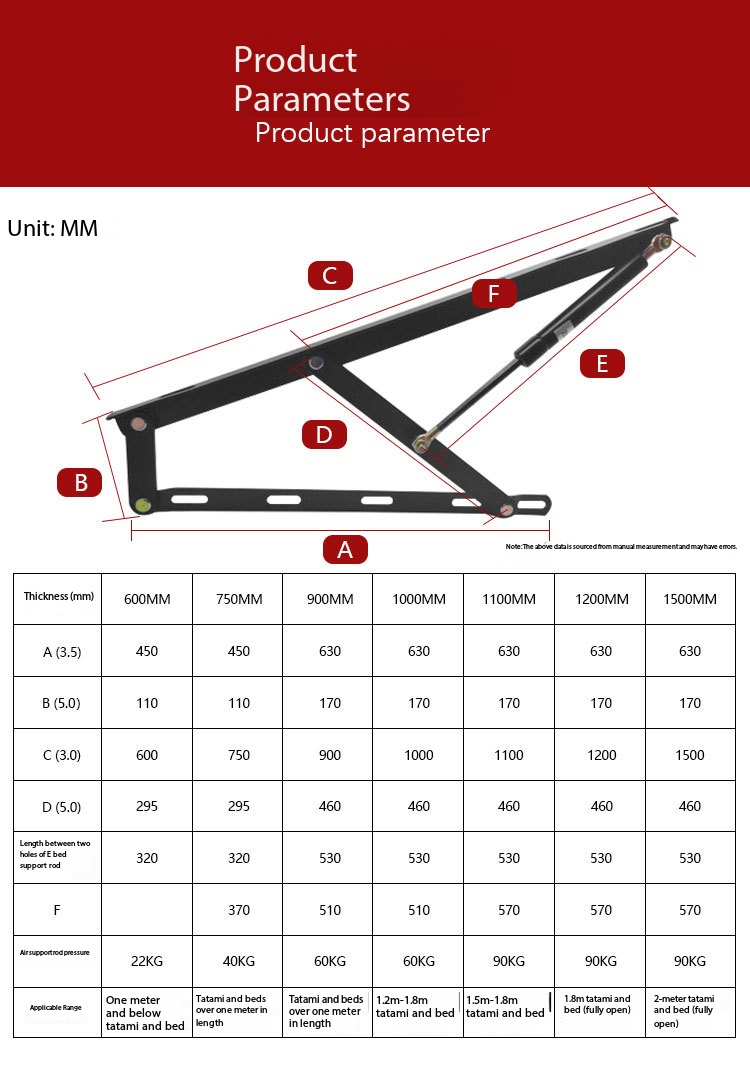 Tatami Yatak için Hidrolik Kal - Gas Lift Storage Bed Hydraulic incelemesi ve fiyatı