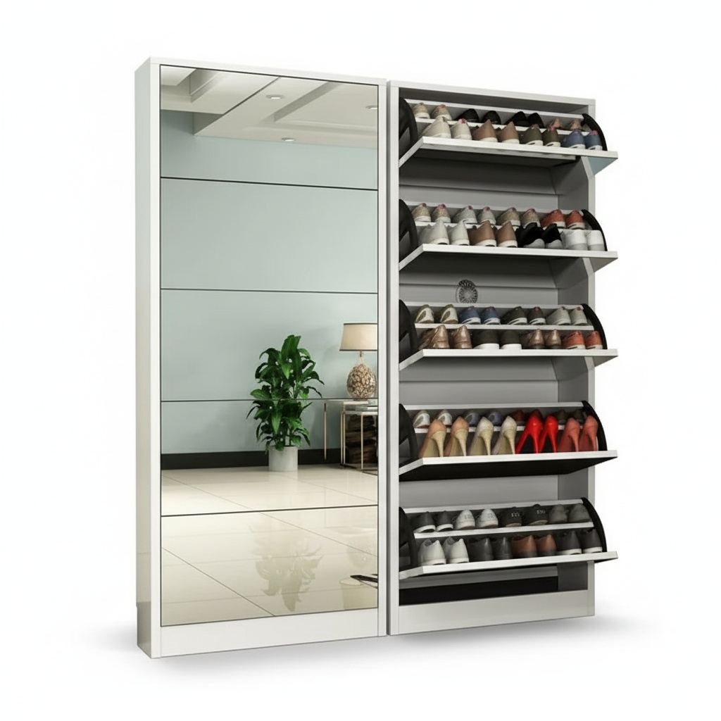 Modern Ahşap Ayakkabılık Dolab - Shoe Rack Cabinet Narrow Entryway incelemesi ve fiyatı