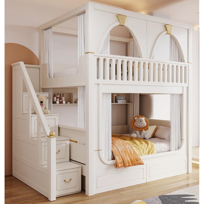 Çocuklar için Kaydıraklı ve De - Bunk Bed With Stairs And Slide incelemesi ve fiyatı