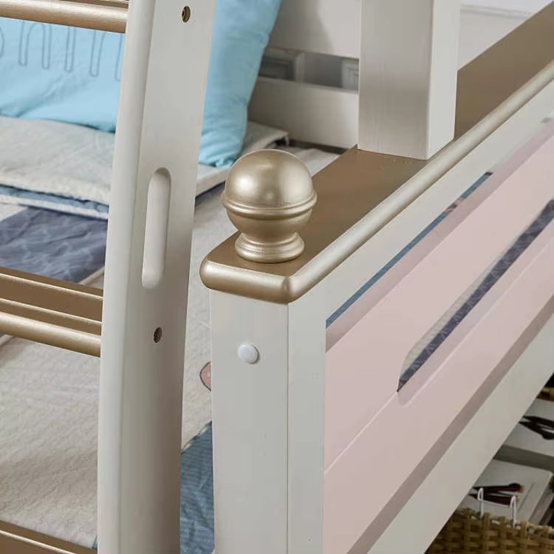 Modern Basit Ahşap Çok Fonksiy - Bunk Bed With Stairs And Slide incelemesi ve fiyatı