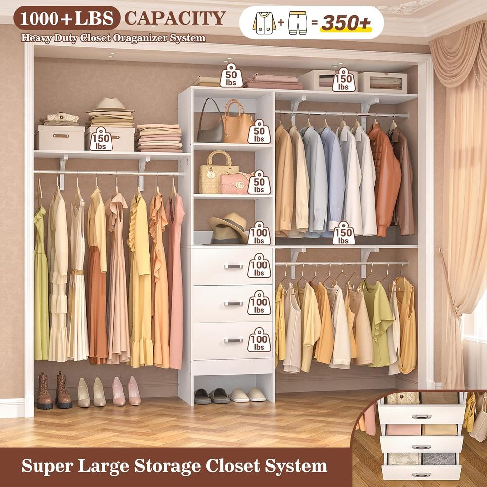 8T Dolap Sistemi, 96'' 3 Askı  - Bedroom Furniture incelemesi ve fiyatı