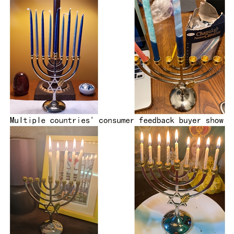 Hanuka Menorahı 9 Kollu Mumluk - Tables incelemesi ve fiyatı