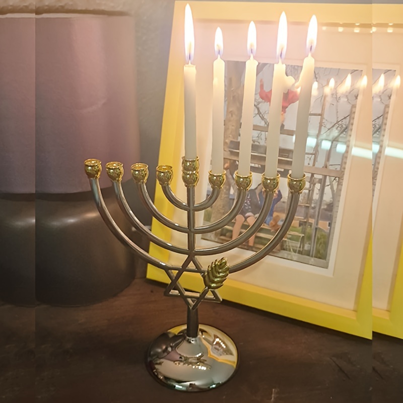 Hanuka Menorahı 9 Kollu Mumluk - Tables incelemesi ve fiyatı