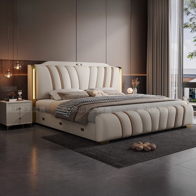 180x200CM kraliçe boy ahşap ka - King Size Bed Frame With Storage Drawers incelemesi ve fiyatı