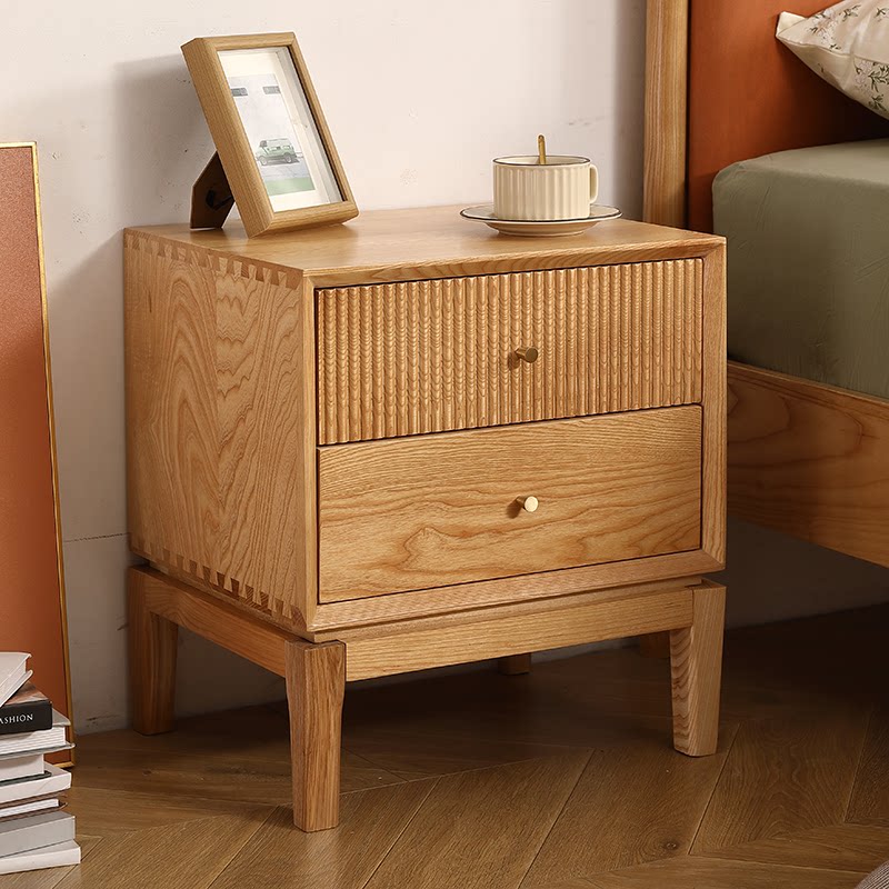 Retro Masif Ahşap Komodinler,  - Solid Wood Nightstand 2 Drawers incelemesi ve fiyatı