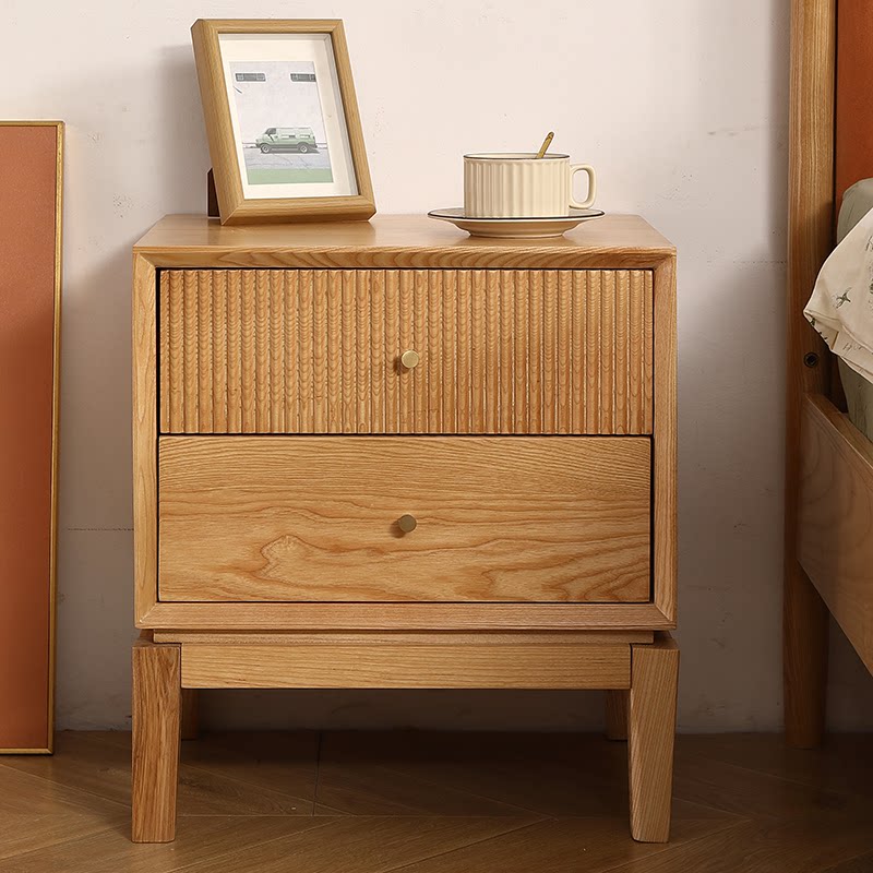 Retro Masif Ahşap Komodinler,  - Solid Wood Nightstand 2 Drawers incelemesi ve fiyatı