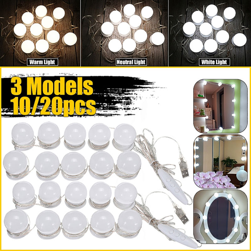 LED Makyaj Aynası Ampuller USB - Dressing Table Vanity With Lighted Mirror incelemesi ve fiyatı