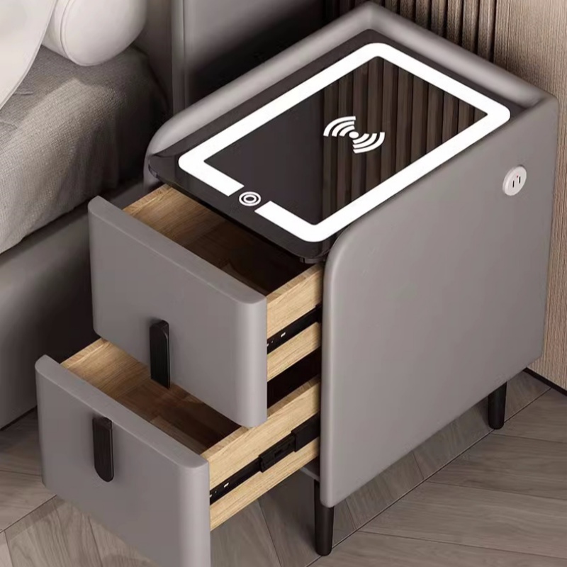 İskandinav Tarzı Akıllı Komodi - Solid Wood Nightstand 2 Drawers incelemesi ve fiyatı