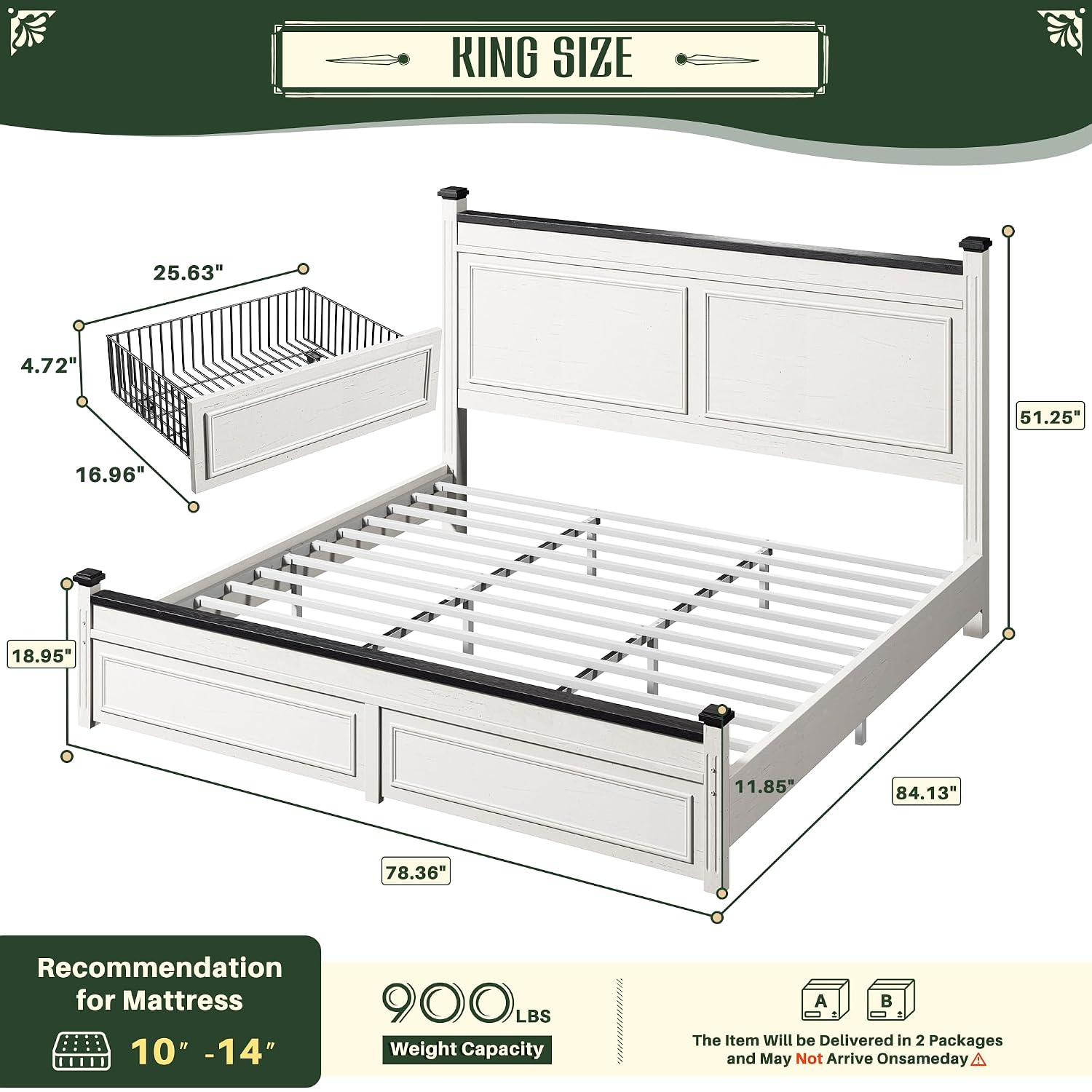 King Size Yatak Çerçevesi, 51