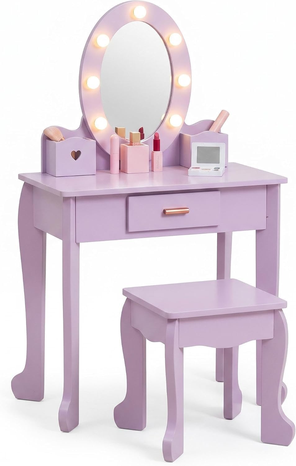 Çocuklar için Işıklı ve Aynalı - Dressing Table Vanity With Lighted Mirror incelemesi ve fiyatı