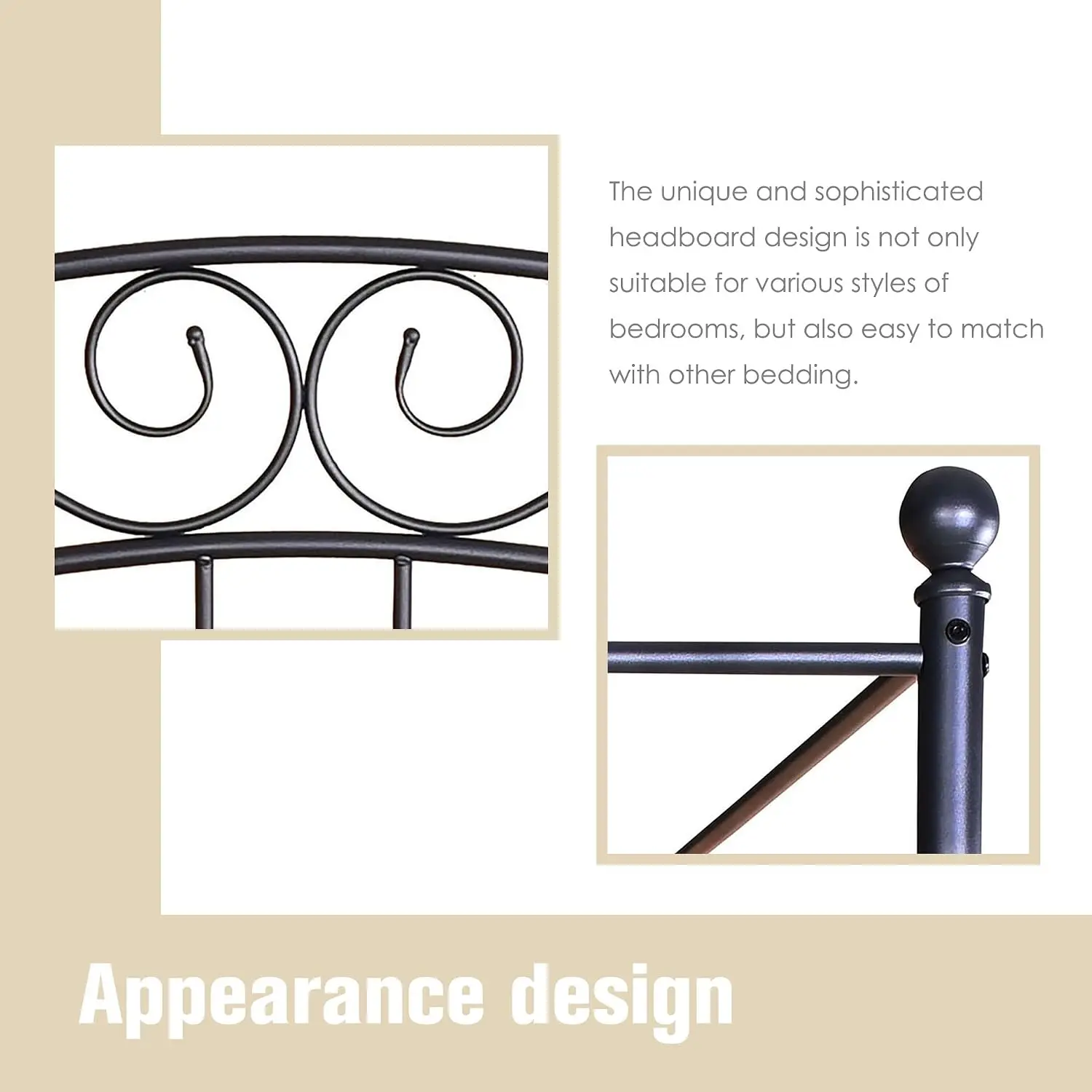 Kraliçe Boy Dört Direkli Metal - Canopy Bed Frame Metal Queen incelemesi ve fiyatı