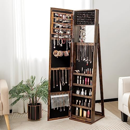 Tam Boy Aynalı Mücevher Dolabı - Full Length Mirror Jewelry Armoire incelemesi ve fiyatı