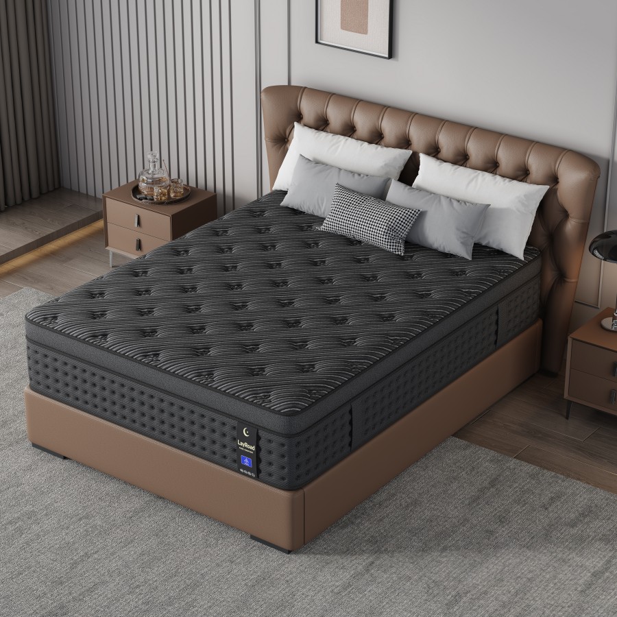 12/14 inç Cep Yaylı Hibrit Yat - Memory Foam Mattress In A Box Queen incelemesi ve fiyatı