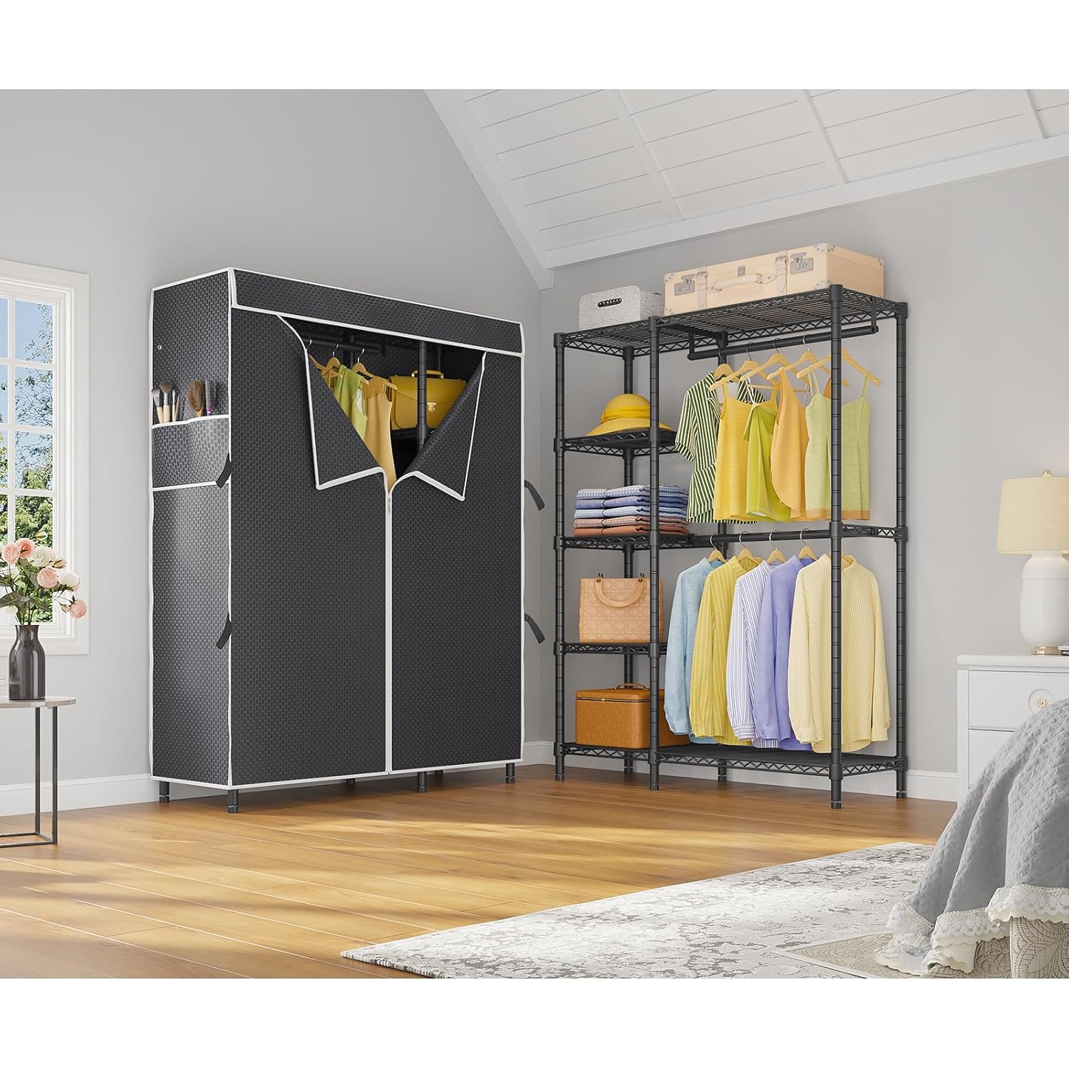 Portatif Dolap Gardırop, Kumaş - Wardrobe Closet Portable Fabric Cover incelemesi ve fiyatı