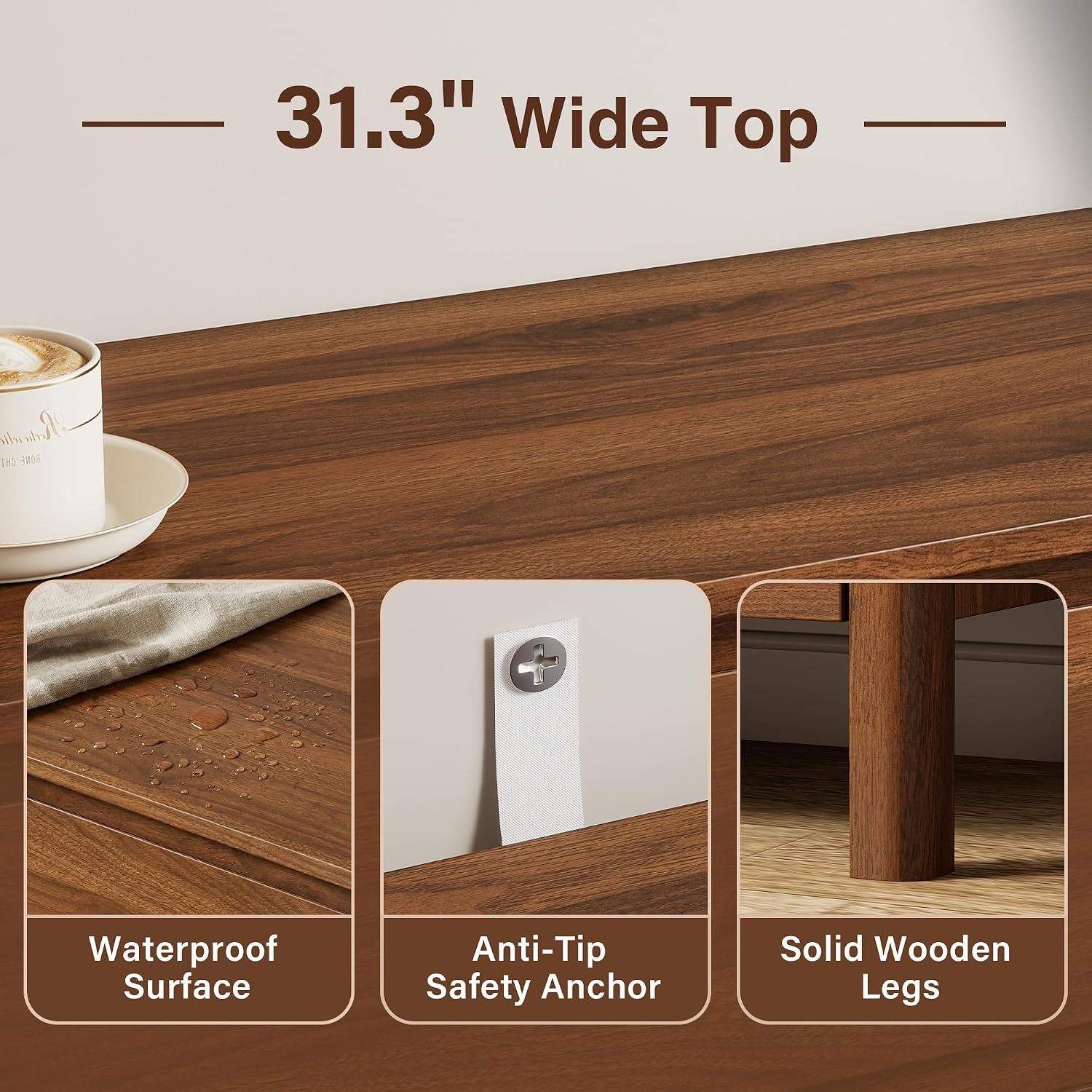 Beş Çekmeceli Ahşap Depolama D - Bedroom Furniture incelemesi ve fiyatı