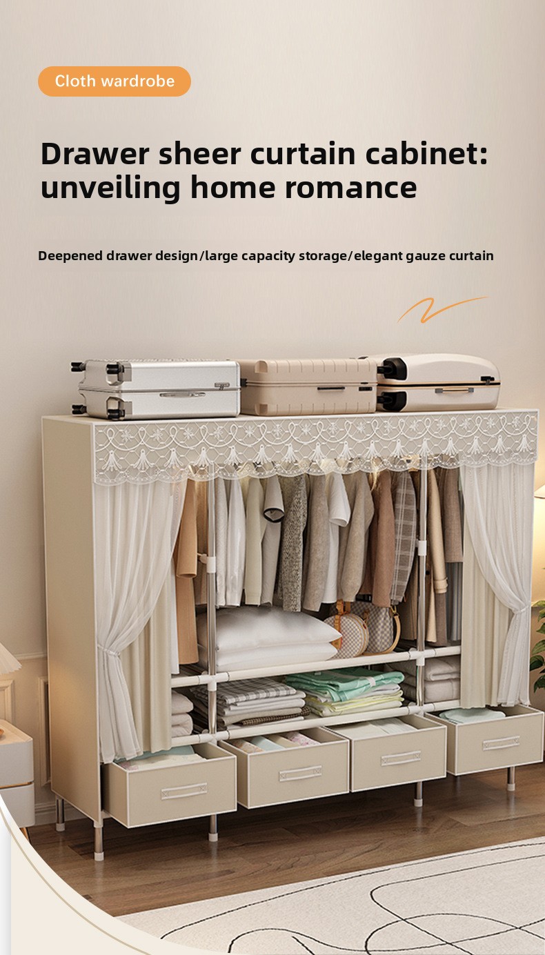 Kapaklı Portatif Dolap, Katlan - Wardrobe Closet Portable Fabric Cover incelemesi ve fiyatı