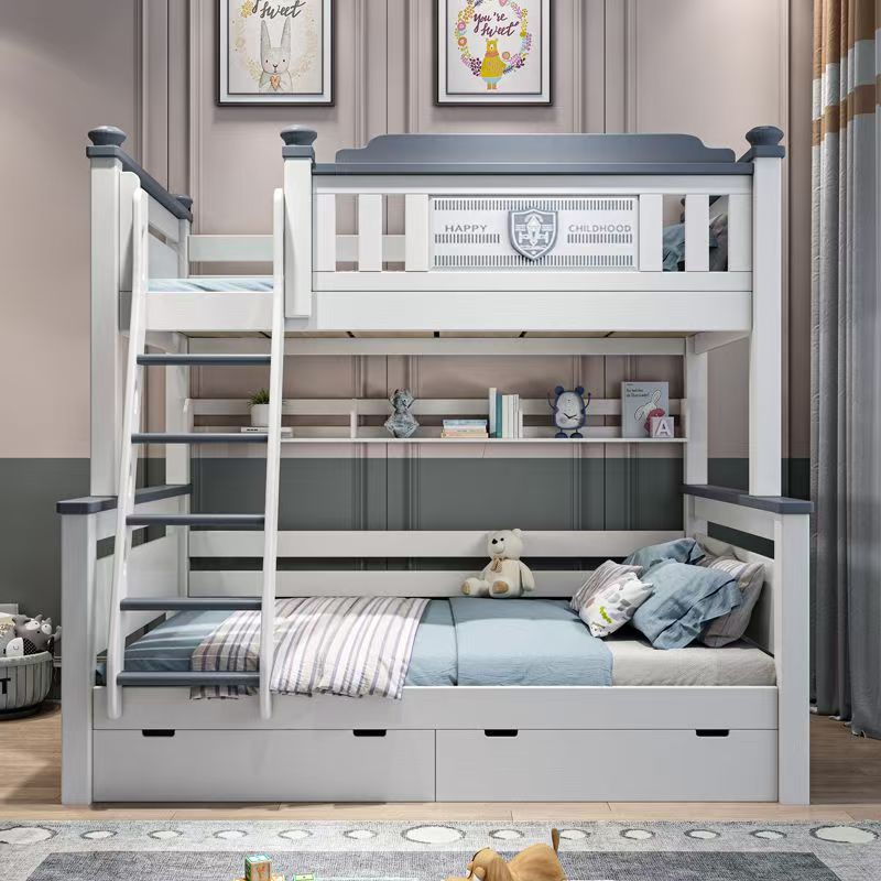2025 Ucuz Ahşap Çocuk Odası Mo - Bunk Bed With Stairs And Slide incelemesi ve fiyatı