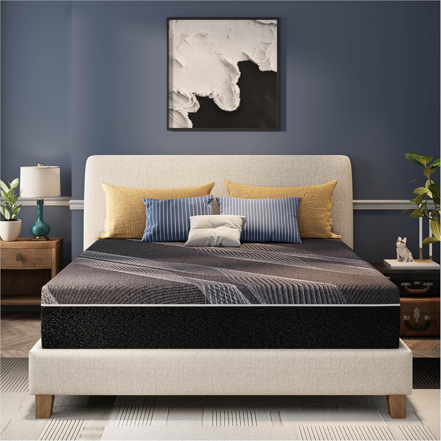 12 İnç Kraliçe Yatak, Bambu-Kö - Memory Foam Mattress In A Box Queen incelemesi ve fiyatı