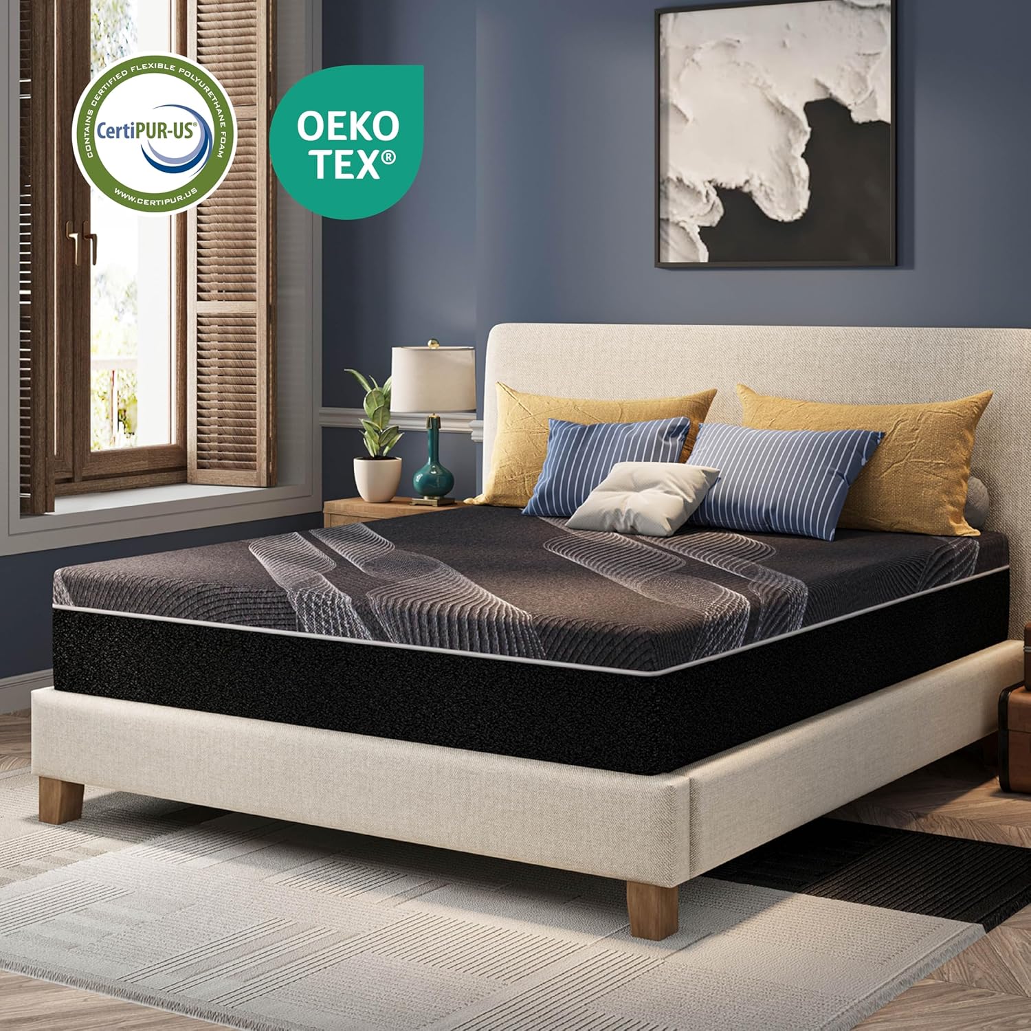 12 İnç Kraliçe Yatak, Bambu-Kö - Memory Foam Mattress In A Box Queen incelemesi ve fiyatı