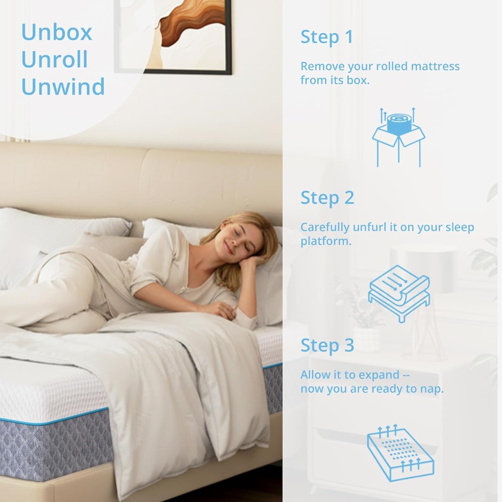 14 İnç Kraliçe Yatak Kutuda, S - Memory Foam Mattress In A Box Queen incelemesi ve fiyatı