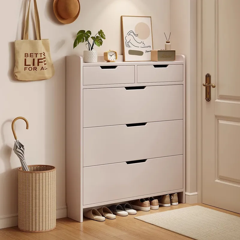 Masif Ahşap Gövdeli Ayakkabılı - Shoe Rack Cabinet Narrow Entryway incelemesi ve fiyatı