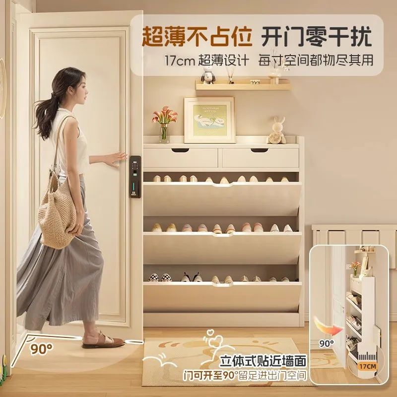 Masif Ahşap Gövdeli Ayakkabılı - Shoe Rack Cabinet Narrow Entryway incelemesi ve fiyatı