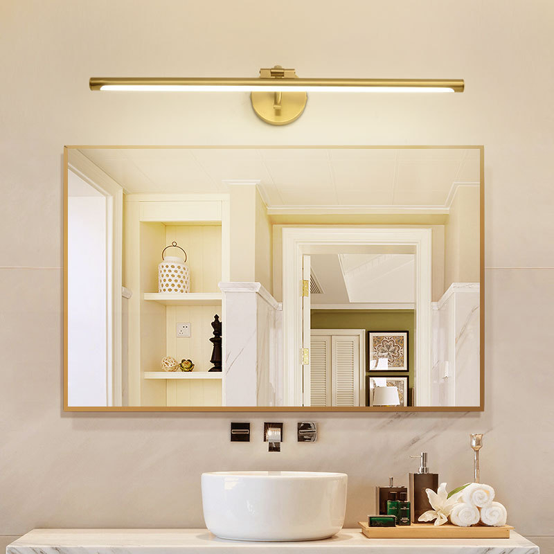 Tamamen bakır banyo makyaj mas - Dressing Table Vanity With Lighted Mirror incelemesi ve fiyatı