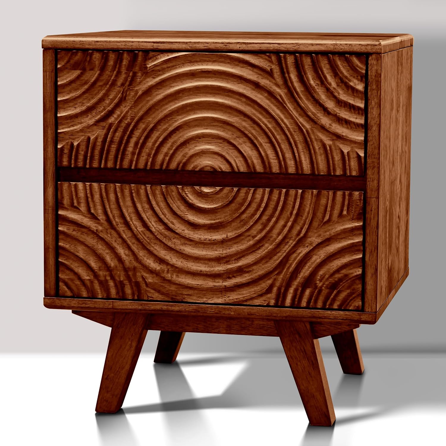 Akasya Masif Ahşap 2 Çekmeceli - Solid Wood Nightstand 2 Drawers incelemesi ve fiyatı