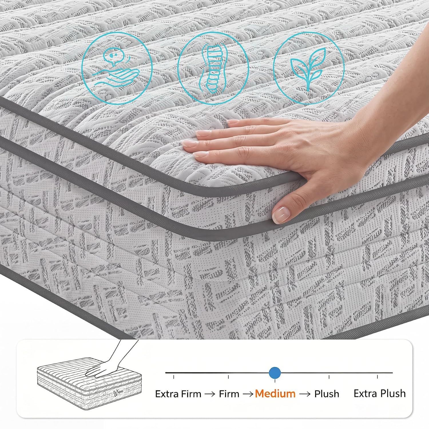 Queen Boy Yatak 12 İnç, Orta S - Memory Foam Mattress In A Box Queen incelemesi ve fiyatı