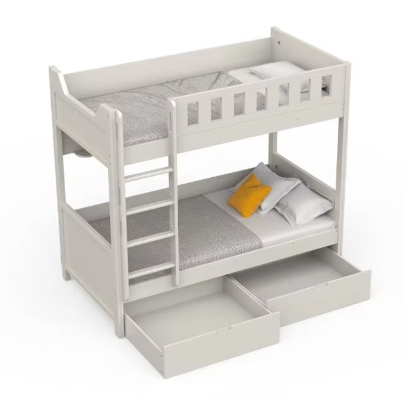 Çocuk Odası Mobilyaları Ahşap  - Bunk Bed With Stairs And Slide incelemesi ve fiyatı