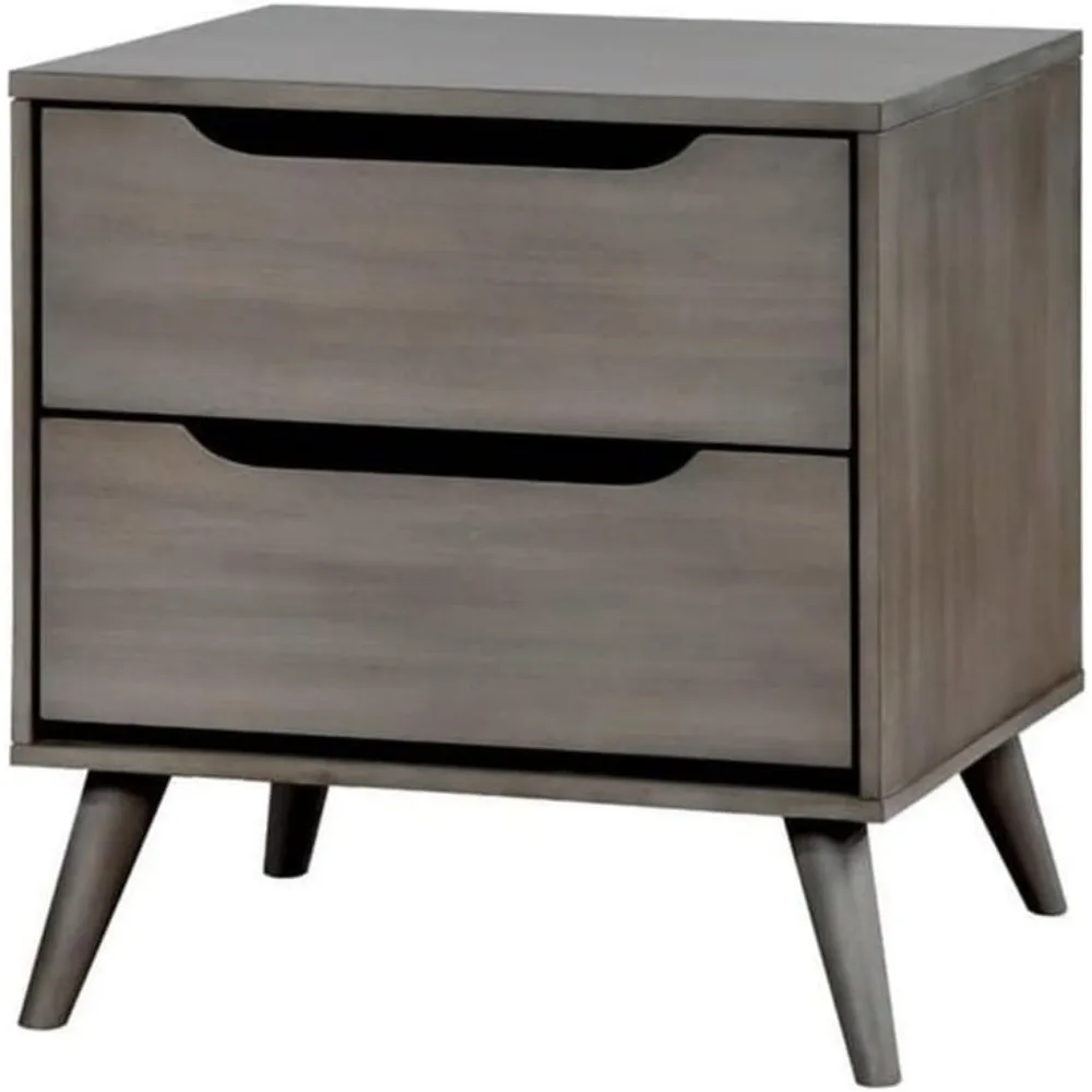2 Çekmeceli Orta Yüzyıl Masif  - Solid Wood Nightstand 2 Drawers incelemesi ve fiyatı