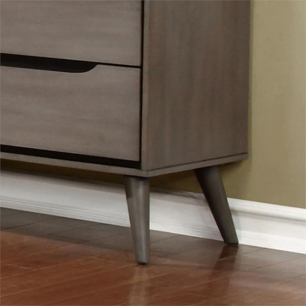 2 Çekmeceli Orta Yüzyıl Masif  - Solid Wood Nightstand 2 Drawers incelemesi ve fiyatı